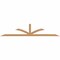 Ekena Millwork Richland Timber Gable Bracket, Western Red Cedar, 108"W x 22"H x 3 1/2"D x 3 1/2"F, 5/12 Pitch GBW108X22X0404RIC00SWR - alternate 1